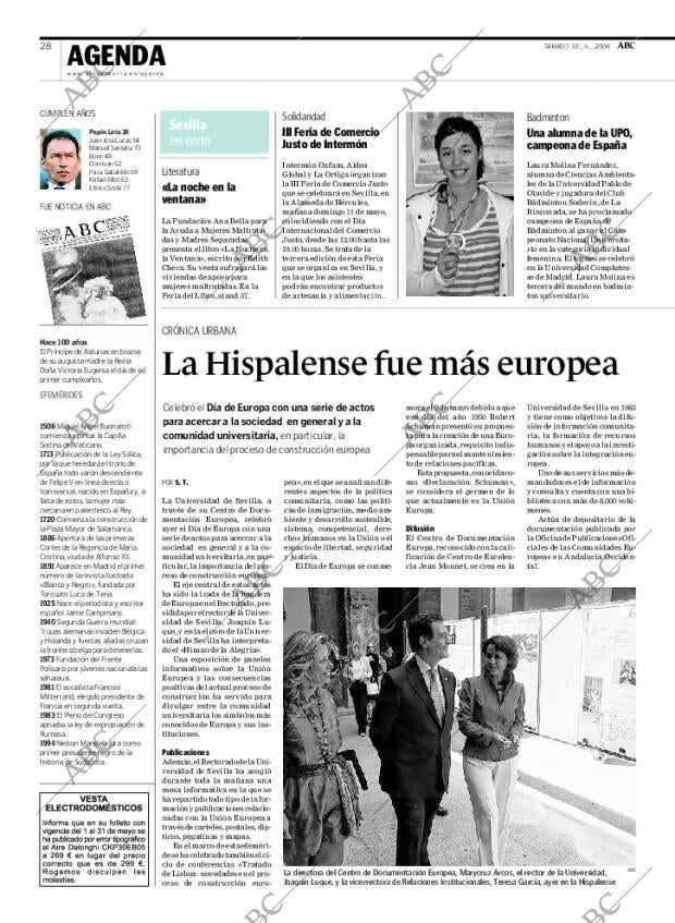ABC SEVILLA 10-05-2008 página 28