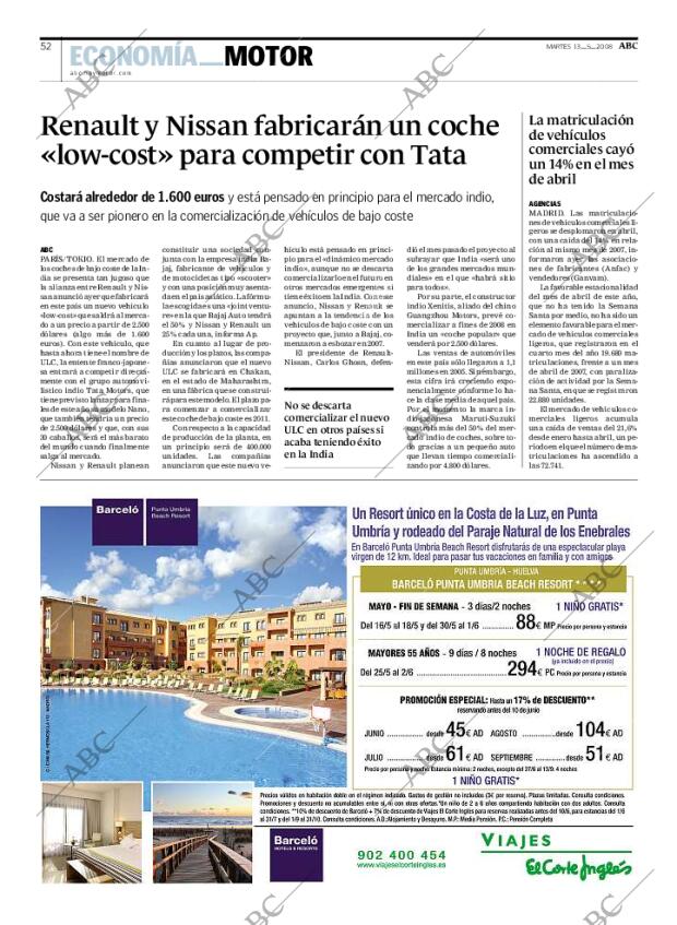 ABC MADRID 13-05-2008 página 52