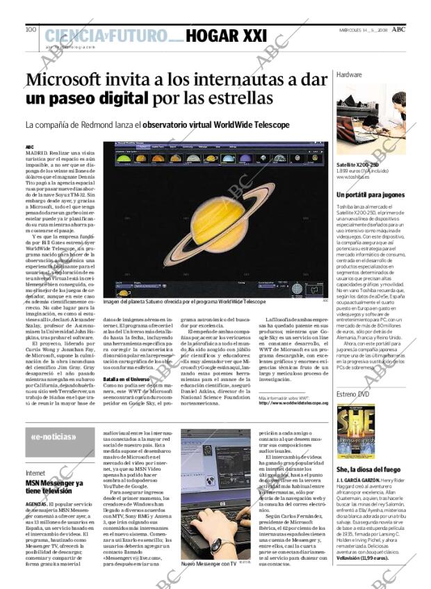 ABC MADRID 14-05-2008 página 100