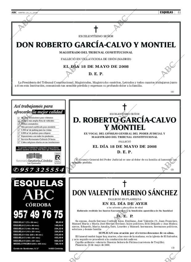 ABC CORDOBA 20-05-2008 página 81