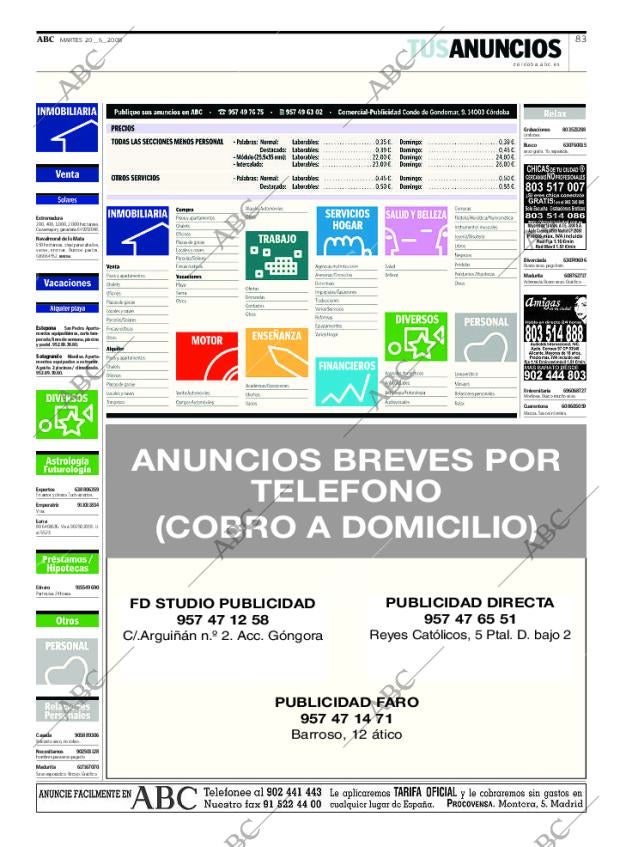 ABC CORDOBA 20-05-2008 página 83
