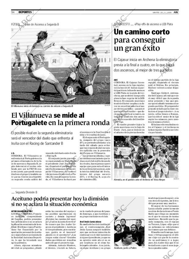 ABC CORDOBA 20-05-2008 página 94