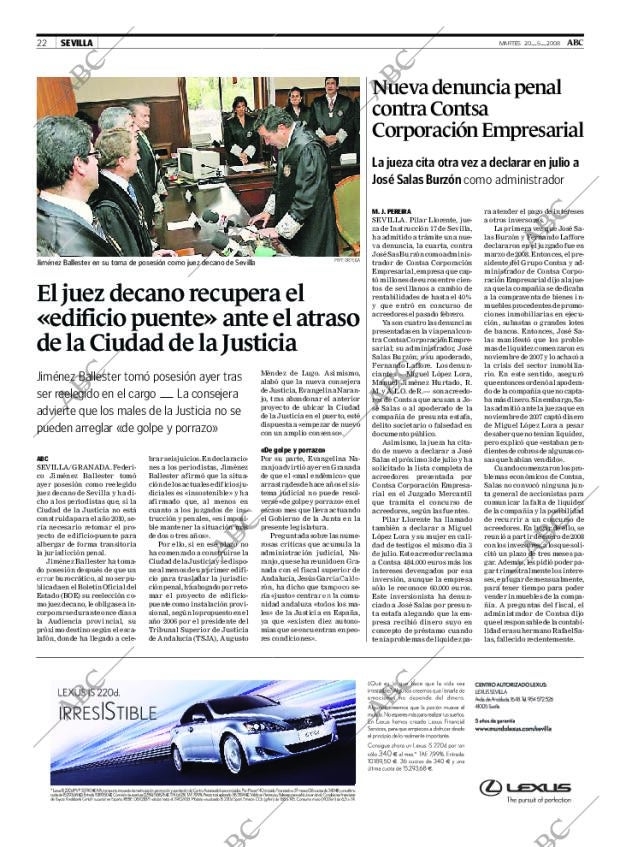 ABC SEVILLA 20-05-2008 página 22
