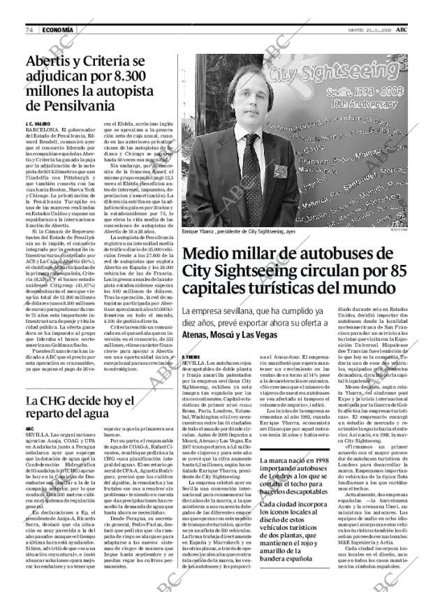 ABC SEVILLA 20-05-2008 página 74