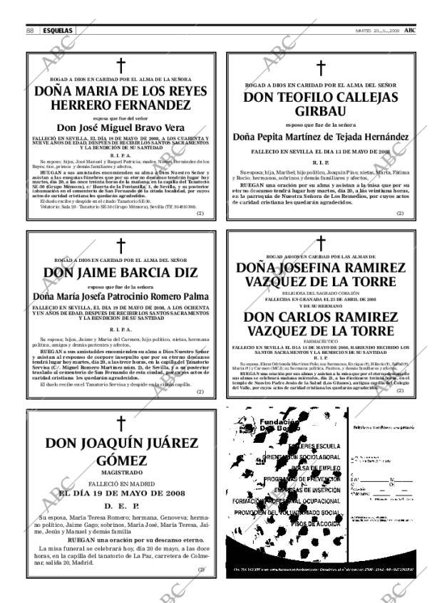 ABC SEVILLA 20-05-2008 página 88