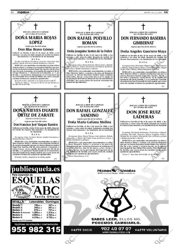 ABC SEVILLA 20-05-2008 página 90