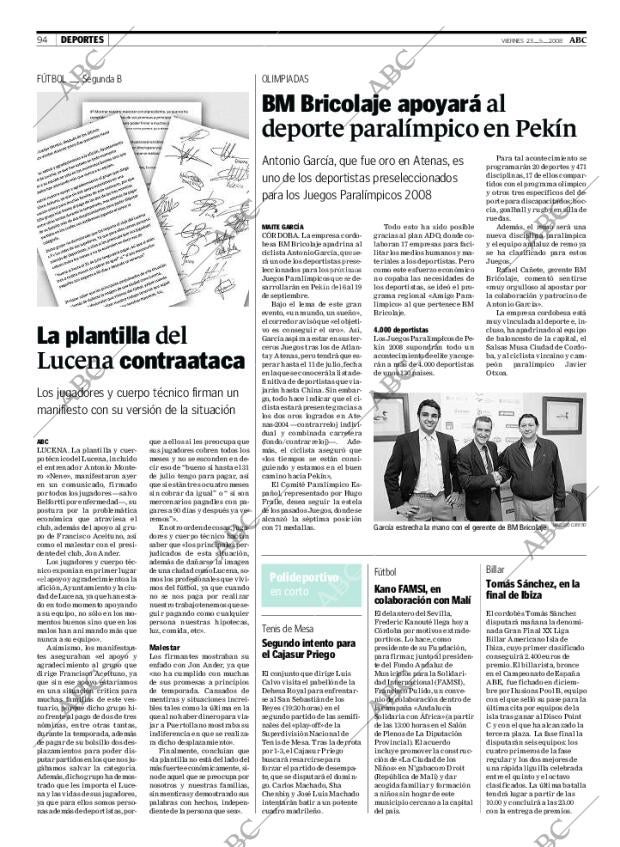 ABC CORDOBA 23-05-2008 página 94