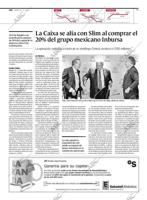 ABC MADRID 27-05-2008 página 43