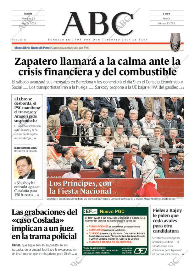 ABC MADRID 28-05-2008 página 1