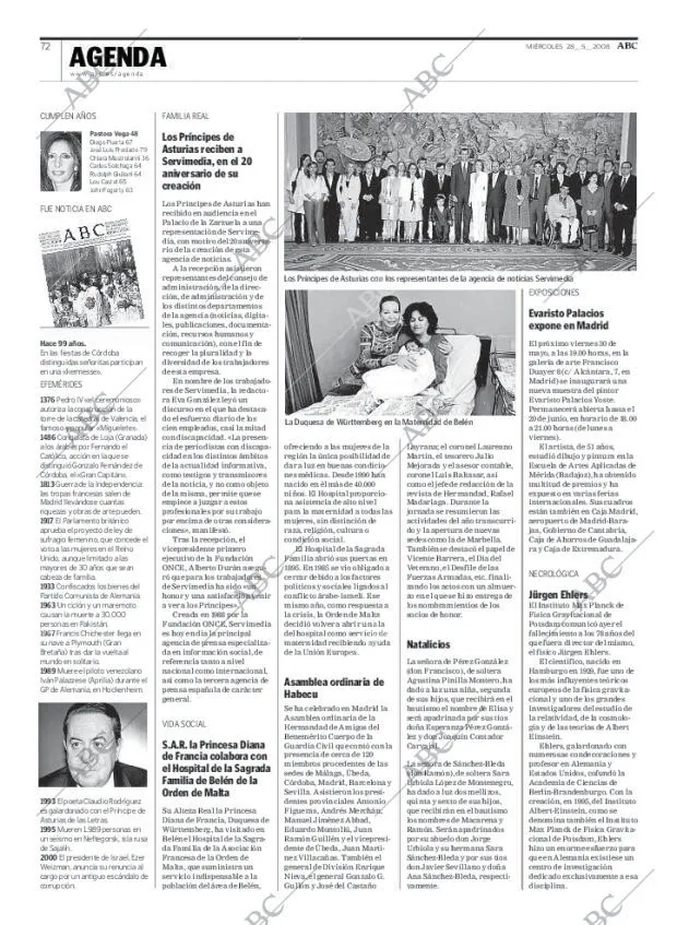 ABC MADRID 28-05-2008 página 72