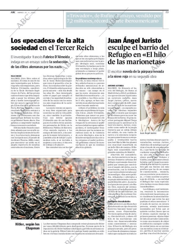 ABC MADRID 30-05-2008 página 89
