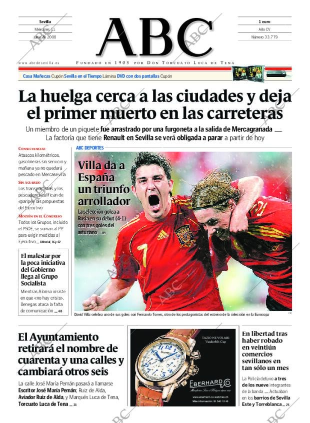 ABC SEVILLA 11-06-2008 página 1
