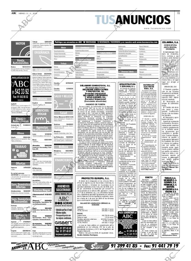 ABC MADRID 13-06-2008 página 81