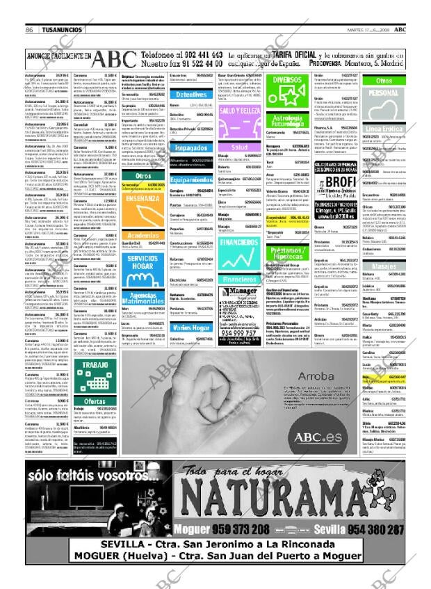 ABC SEVILLA 17-06-2008 página 86