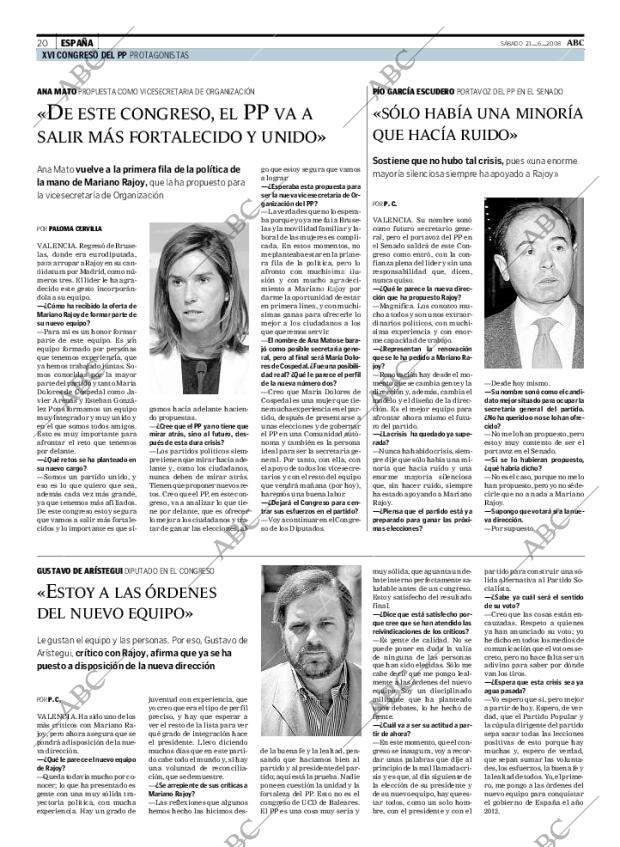 ABC MADRID 21-06-2008 página 20
