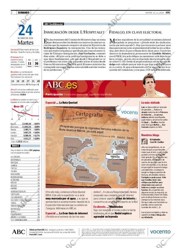ABC MADRID 24-06-2008 página 2