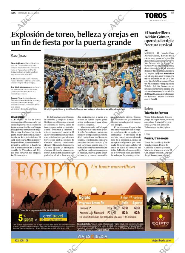 ABC MADRID 25-06-2008 página 87