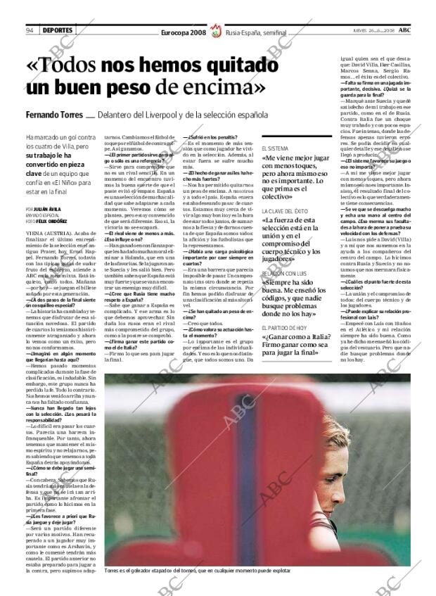 ABC MADRID 26-06-2008 página 94