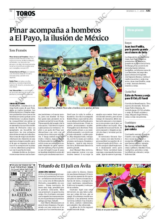 ABC MADRID 06-07-2008 página 92