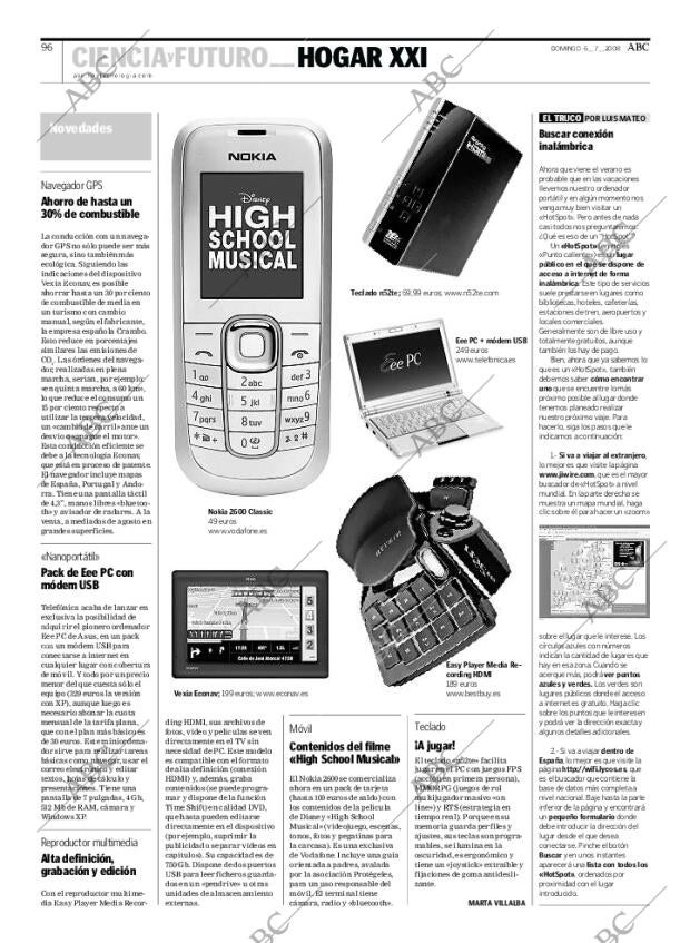 ABC MADRID 06-07-2008 página 96