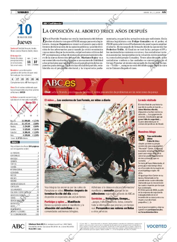 ABC MADRID 10-07-2008 página 2