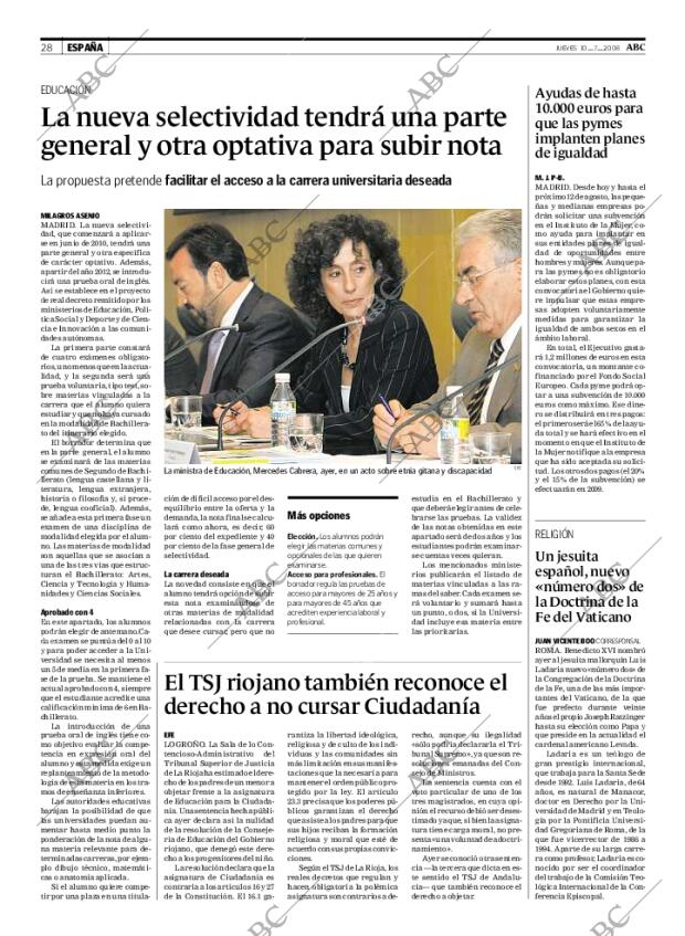 ABC MADRID 10-07-2008 página 28