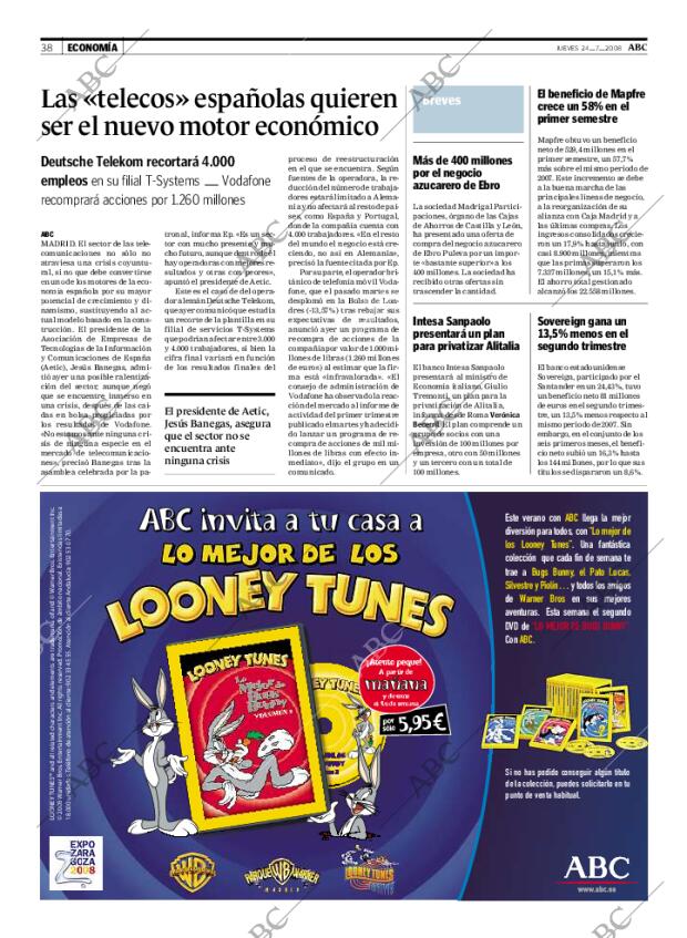 ABC MADRID 24-07-2008 página 38