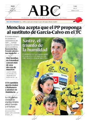 ABC MADRID 28-07-2008 página 1