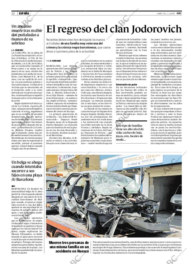 ABC MADRID 28-07-2008 página 22