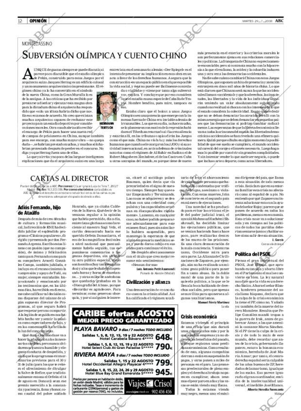 ABC MADRID 29-07-2008 página 12