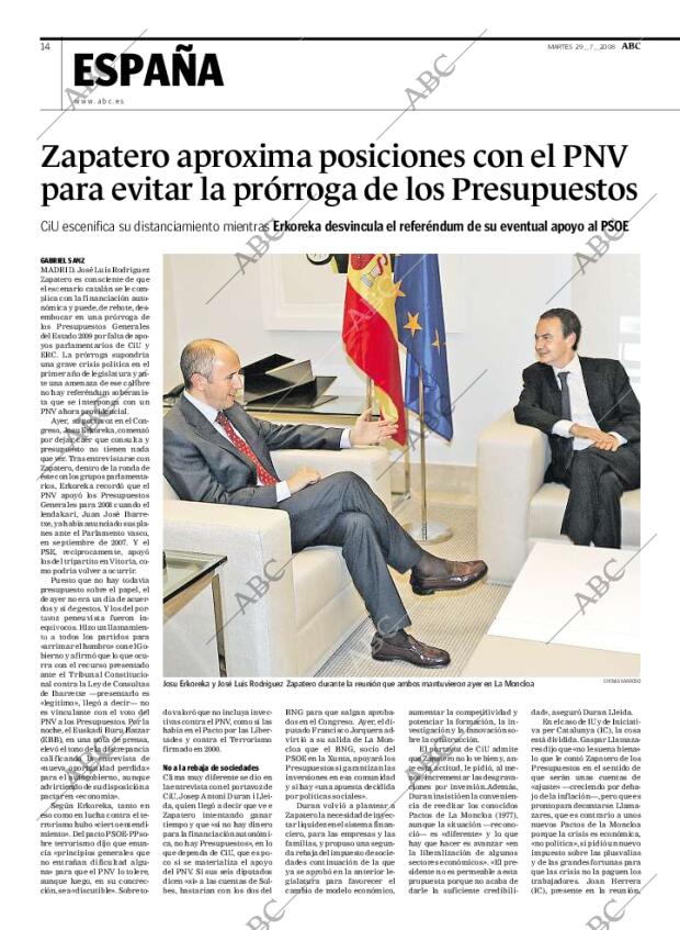 ABC MADRID 29-07-2008 página 14