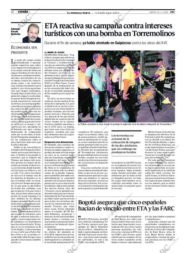 ABC MADRID 29-07-2008 página 18
