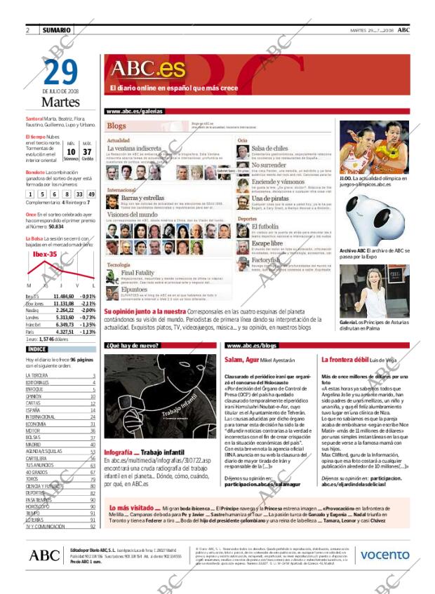 ABC MADRID 29-07-2008 página 2