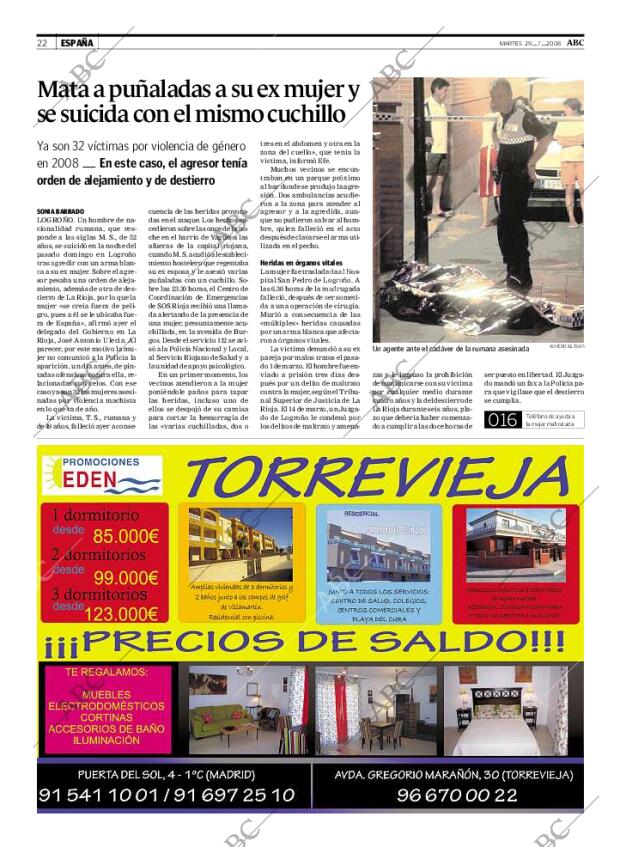 ABC MADRID 29-07-2008 página 22