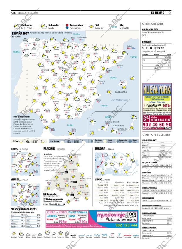 ABC MADRID 30-07-2008 página 91