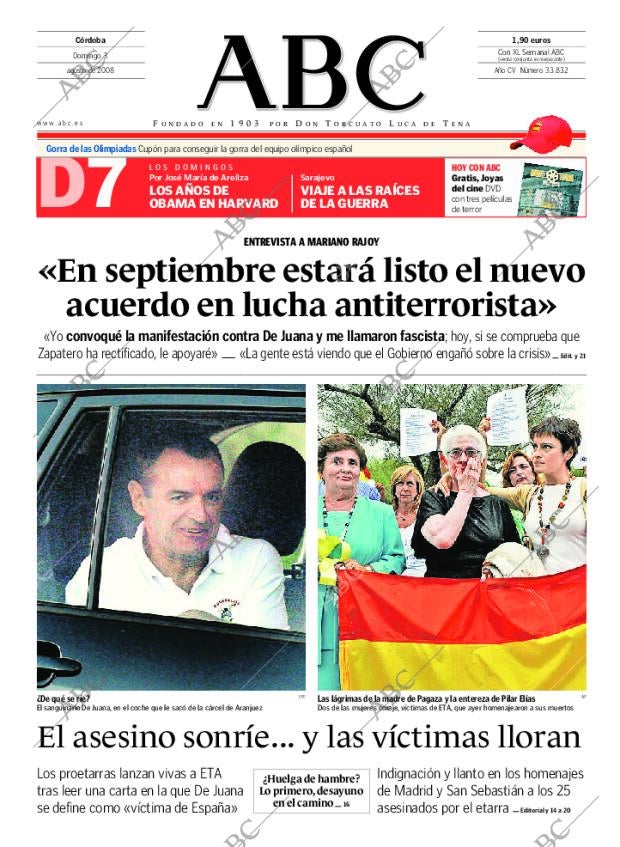 ABC CORDOBA 03-08-2008 página 1