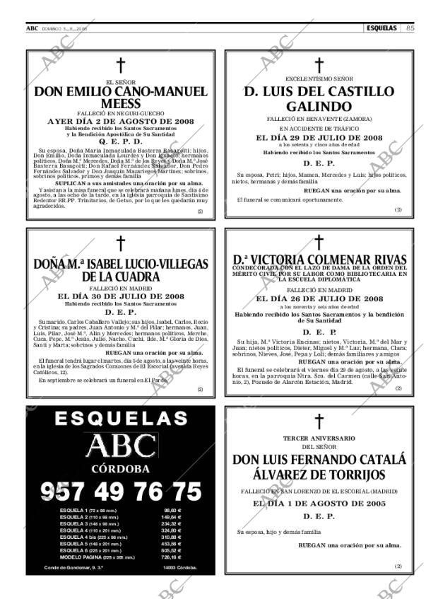 ABC CORDOBA 03-08-2008 página 85