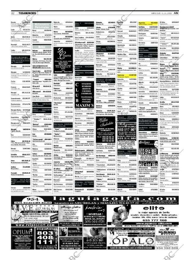 ABC SEVILLA 06-08-2008 página 82