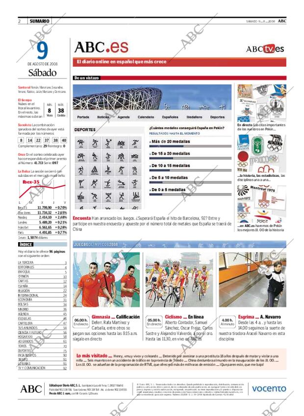 ABC MADRID 09-08-2008 página 2