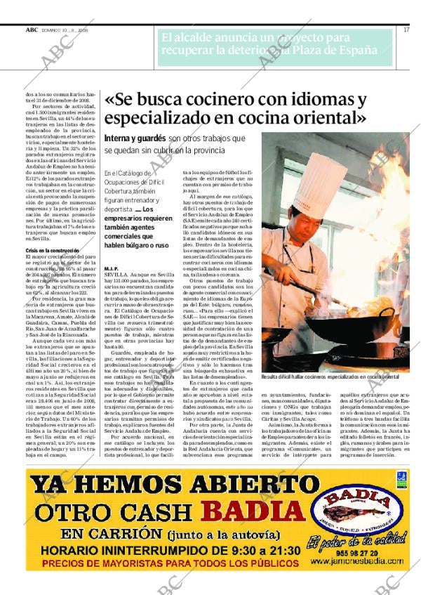 ABC SEVILLA 10-08-2008 página 17