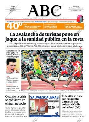 ABC SEVILLA 17-08-2008 página 1