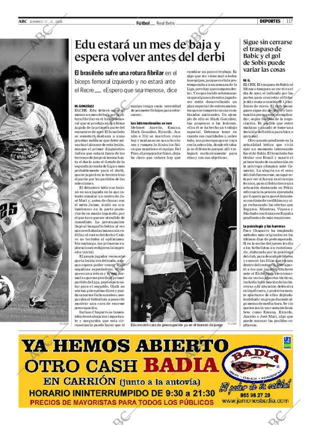 ABC SEVILLA 17-08-2008 página 117