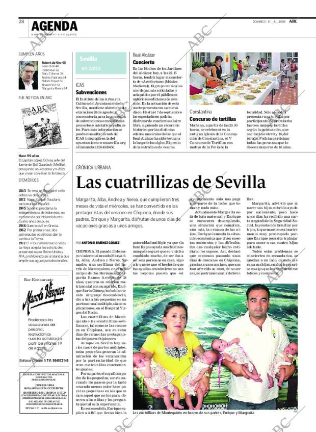 ABC SEVILLA 17-08-2008 página 28