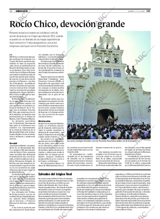 ABC SEVILLA 17-08-2008 página 38