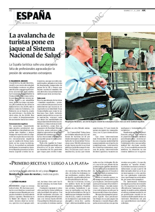 ABC SEVILLA 17-08-2008 página 40