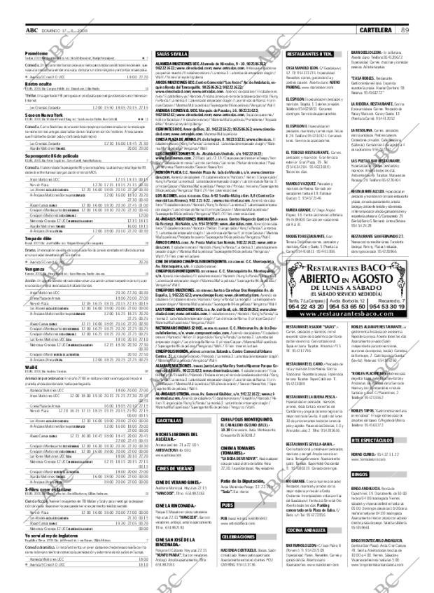 ABC SEVILLA 17-08-2008 página 89