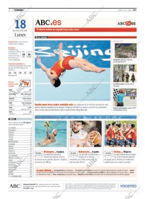 ABC MADRID 18-08-2008 página 2