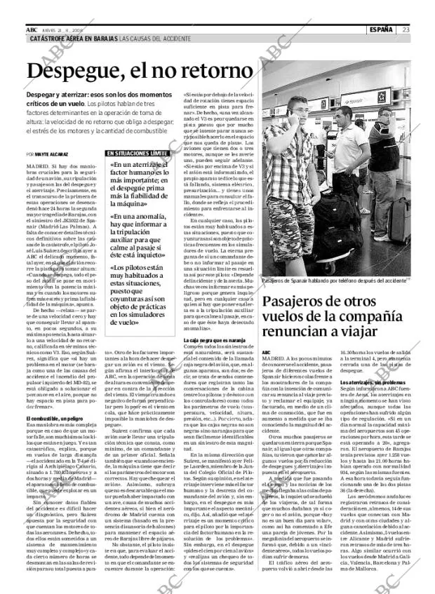 ABC MADRID 21-08-2008 página 23