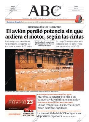 ABC MADRID 22-08-2008 página 1