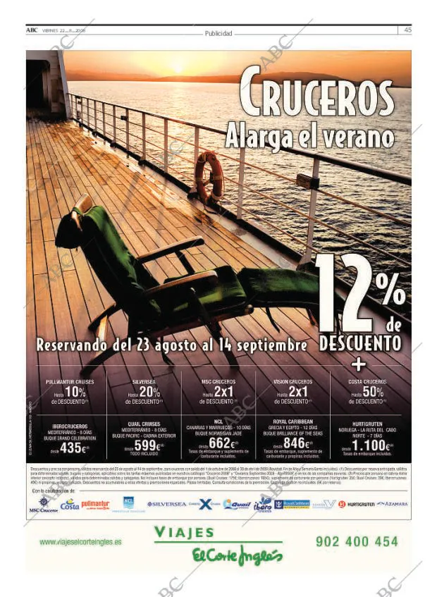 ABC MADRID 22-08-2008 página 45